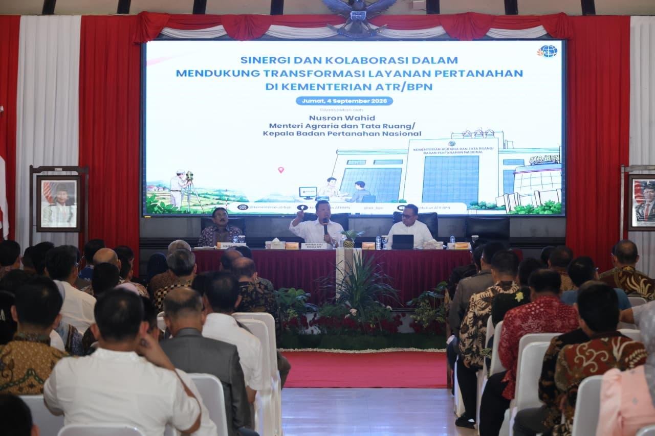 Menteri Nusron Dorong Transformasi Layanan Pertanahan: Masyarakat Harus Dapat Kepastian